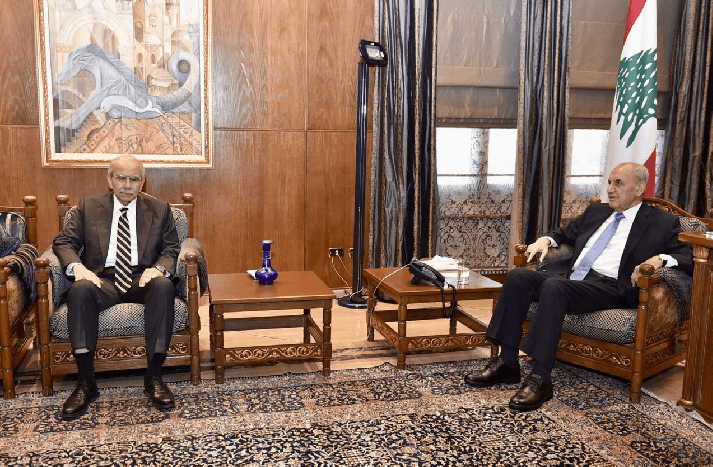 Berri reviews current situation with officials