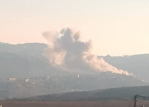 تفجير إسرائيلي في كونين جنوب لبنان
