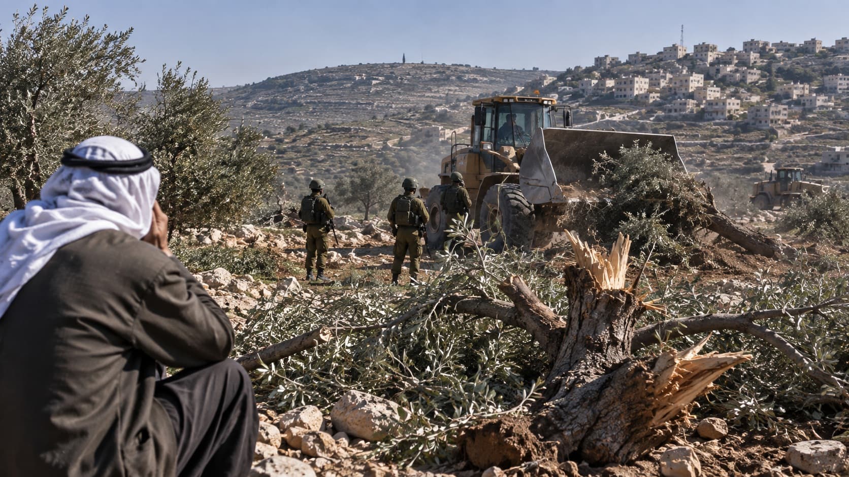 Israeli military targets 339 dunams in Jenin and Ramallah