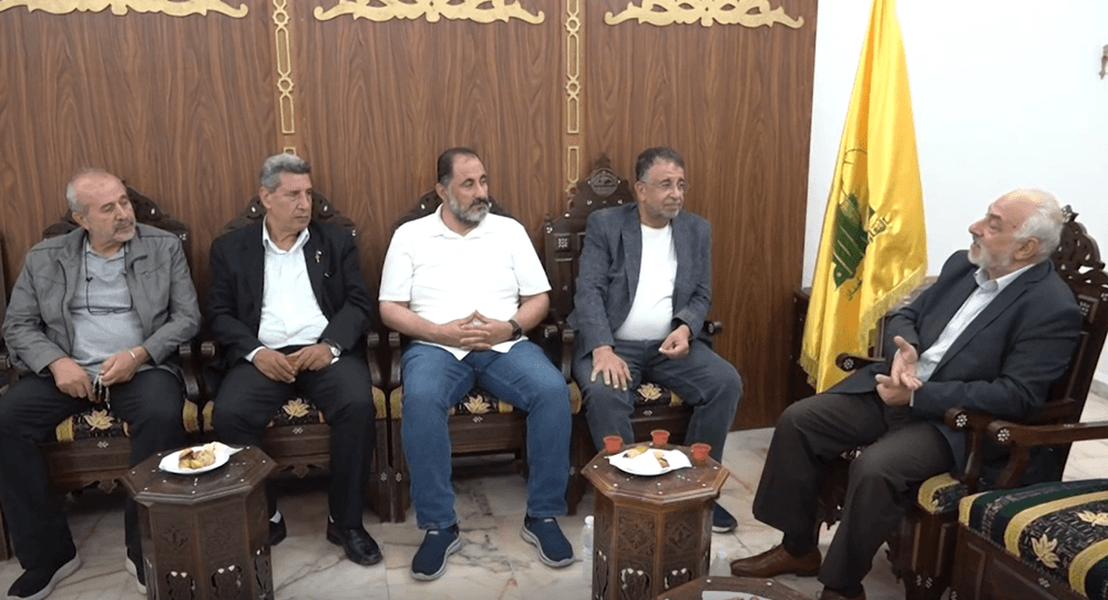 حب الله ووفد الجبهة يبحثان تعزيز التعاون