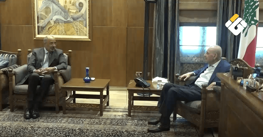 عين التينة: بري يراقب عمل الأمم وإعمار الجنوب