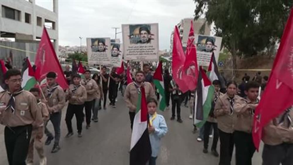 Lebanon Scout March to Nasrallah Shrine