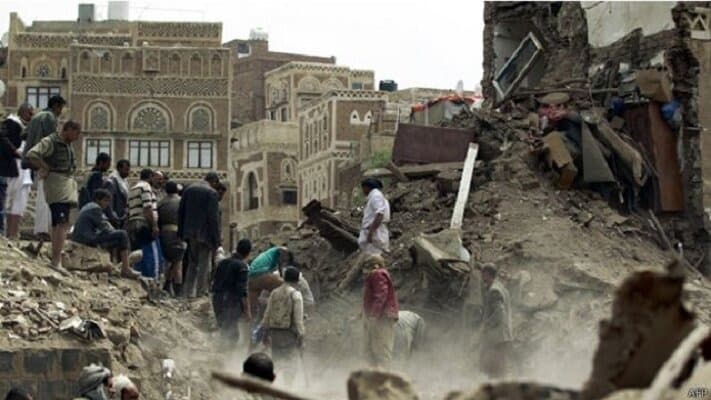 سقوط مدنيين في اليمن وسط هجمات التحالف