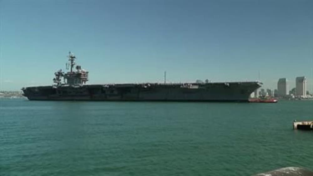 U.S. Aircraft Carrier Returns from Gulf Mission