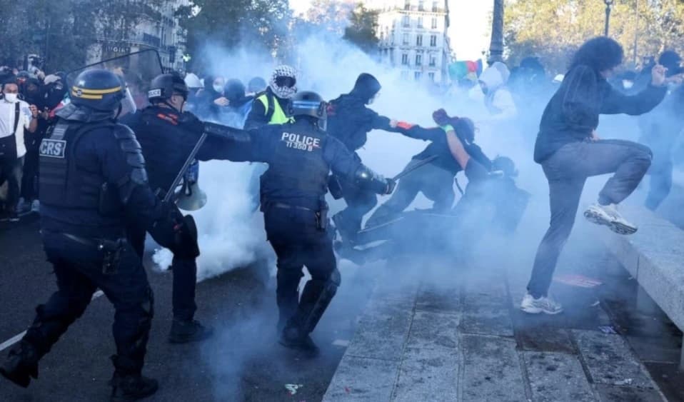 French Students Injured Amid Police Concerns