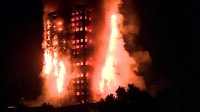 Massive fire in London prompts evacuation of residents