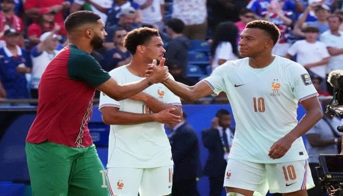 مبابي يغيب عن جزء من تدريب فرنسا لكنه سيشارك في مباراة إسبانيا