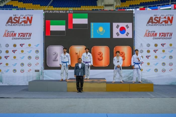 منتخب الإمارات يواصل تألقه في بطولة آسيا للجوجيتسو