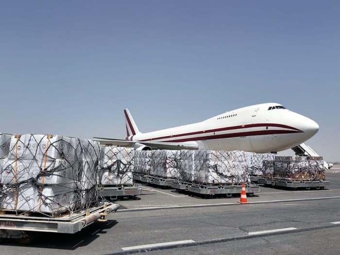 Emirati Aid Plane Sends Support to Gaza During Operation Noble Knight 3