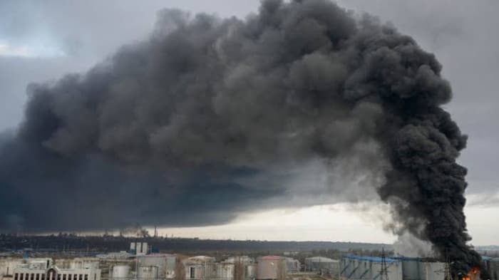 Eight Hurt in Ukraine Drone Strike on Russian Warehouses