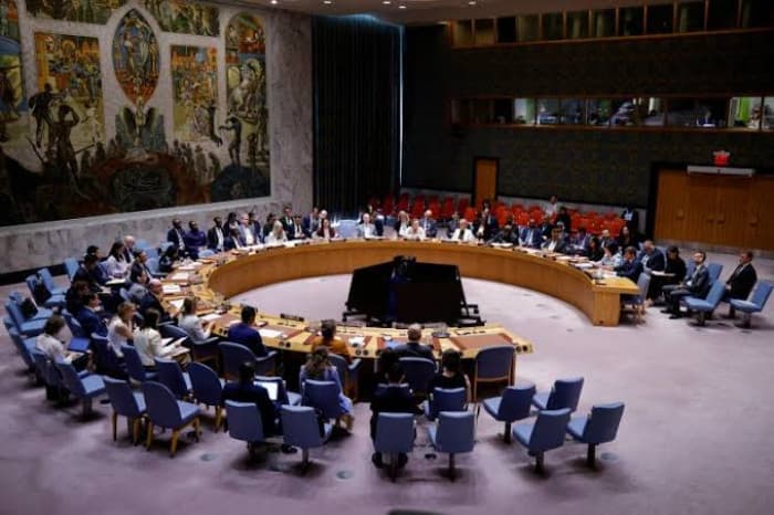 US delegates exit Security Council during France speech
