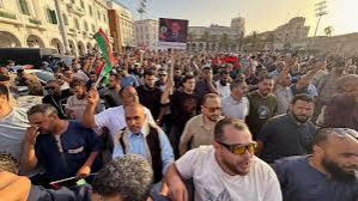 احتجاجات في طرابلس ضد الدبيبة