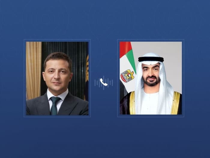 إمارات وأوكرانيا يناقشان الأوضاع الإقليمية