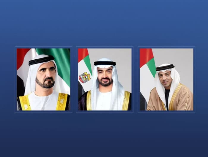 محمد بن زايد ونوابه يهنئون رئيس الإكوادور