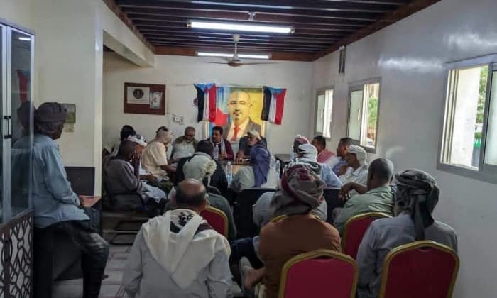 غيل باوزير تستضيف اجتماع قيادي للانتقالي