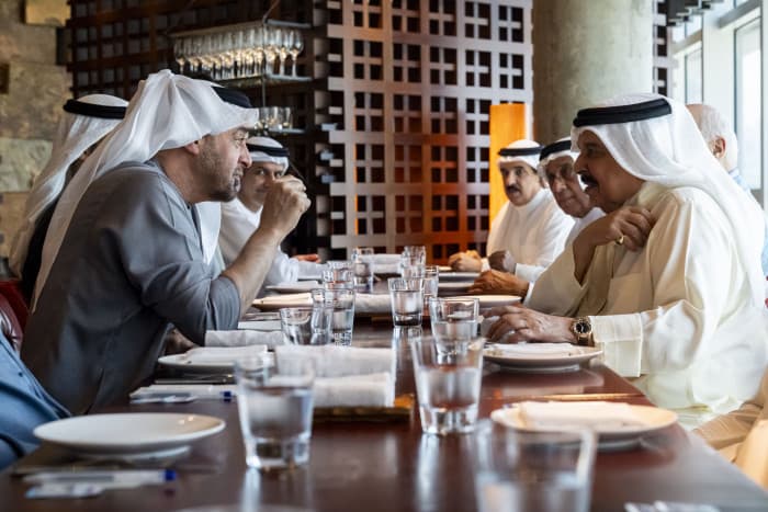 UAE President and Bahrain King Discuss Regional Issues