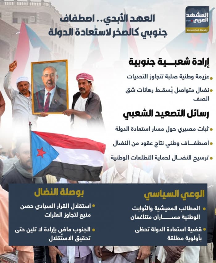 اصطفاف جنوبي لاستعادة الدولة