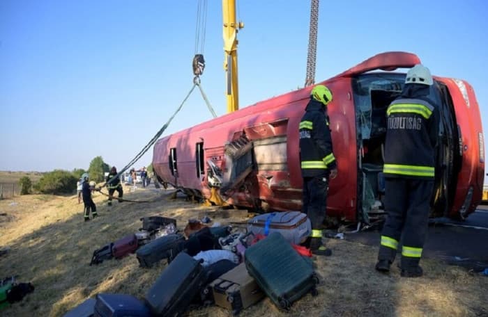 وفاة 12 إثر حادث حافلة في هنغاريا