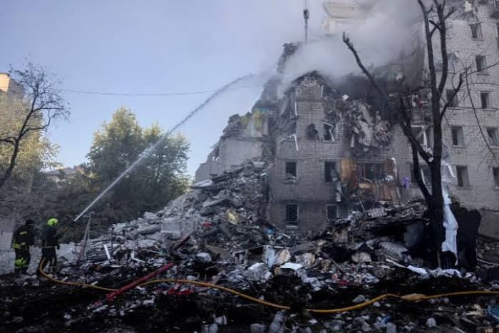 Russian Strike Strikes Kyiv
