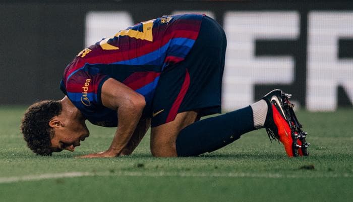 حمزة عبدالكريم يتحدث عن نجاحه مع برشلونة