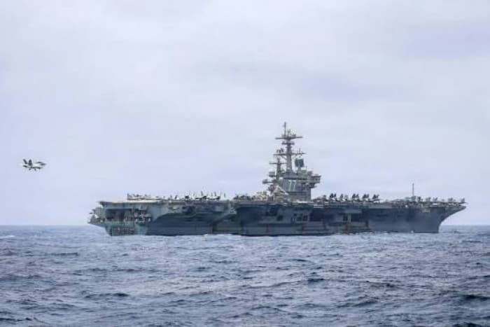 George Washington Navigates Arabian Sea
