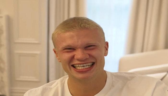 Haaland unveils new style for City