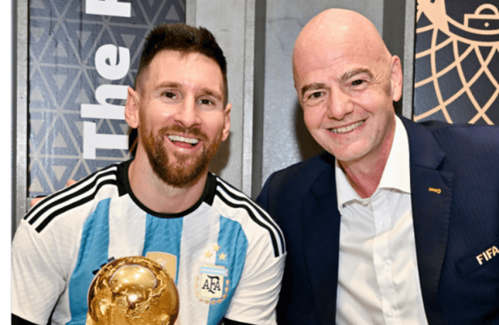 FIFA president's message to Messi after retirement