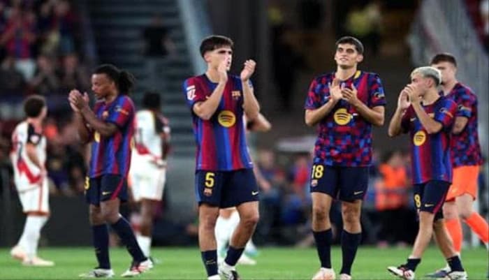 Barcelona dominates Rayo Vallecano 5-0