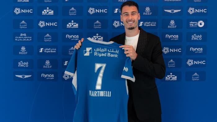 الهلال يتعاقد مع مارتينيلي حتى 2030