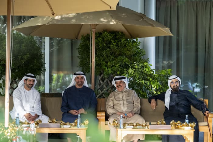UAE President Meets Bahrain King