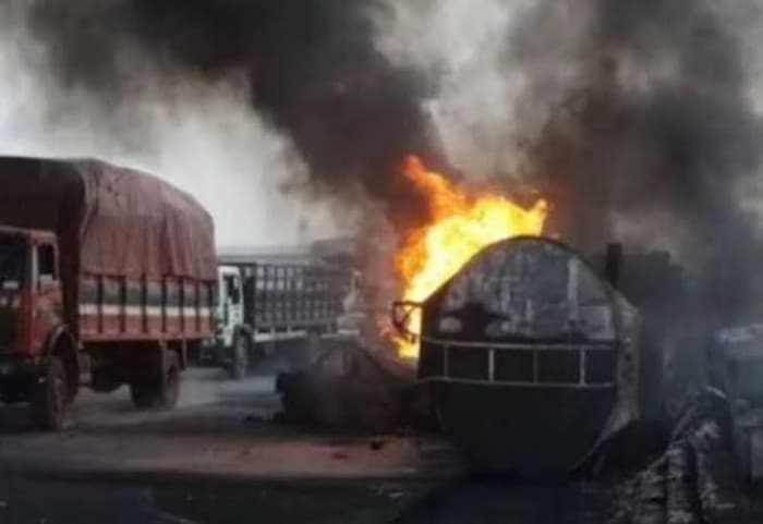 Iran fuel truck explosion kills ten