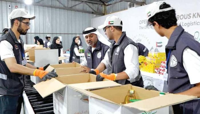الفارس الشهم 3 قادة المستقبل يدعمون جهود الإمارات في العريش