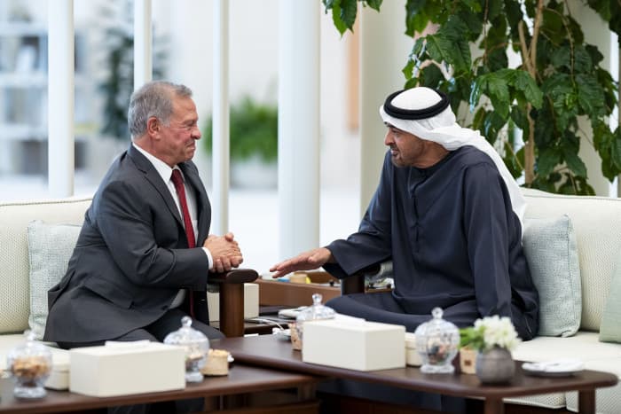 UAE President and Jordan King Discuss Region