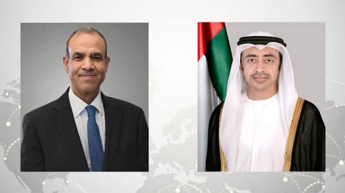 Abdullah bin Zayed Meets Egyptian Official