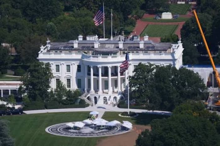 Washington charges five over plots