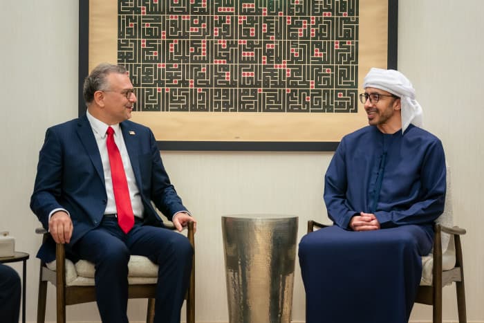 Abdullah bin Zayed Meets Mossad Police