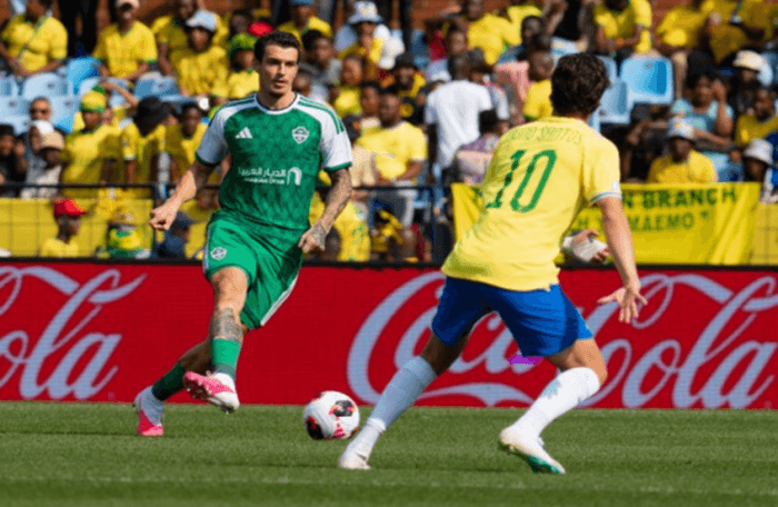 Sundowns ousts Al-Ahli Saudi with Santos double