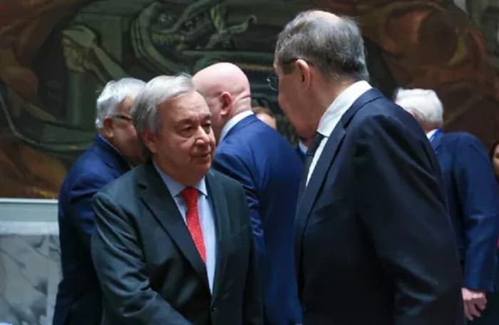 Guterres holds talks with Lavrov at UN