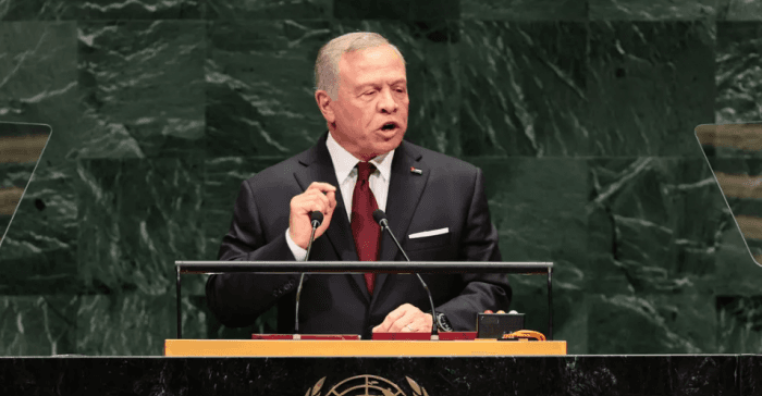 Jordan's King Opposes Palestinian Erasure