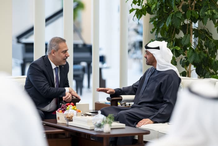 UAE President Meets Turkish FM