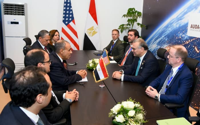 Egyptian Foreign Minister meets Masad Boulos