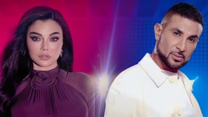 Ahmed Saad and Haifa Wehbe London concert
