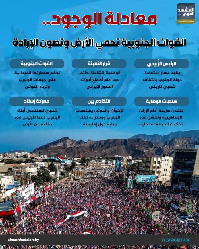 القوات الجنوبية تدافع عن الأرض