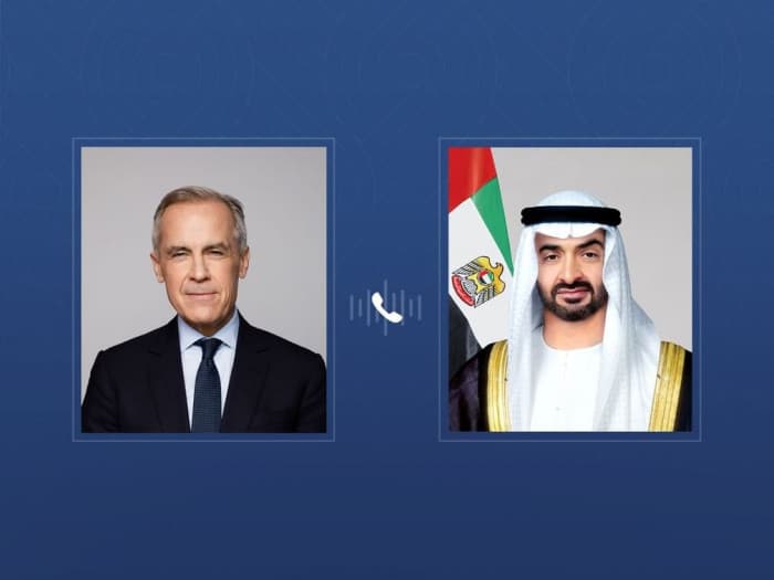 Mohammed bin Zayed Gets Call from Canadian PM