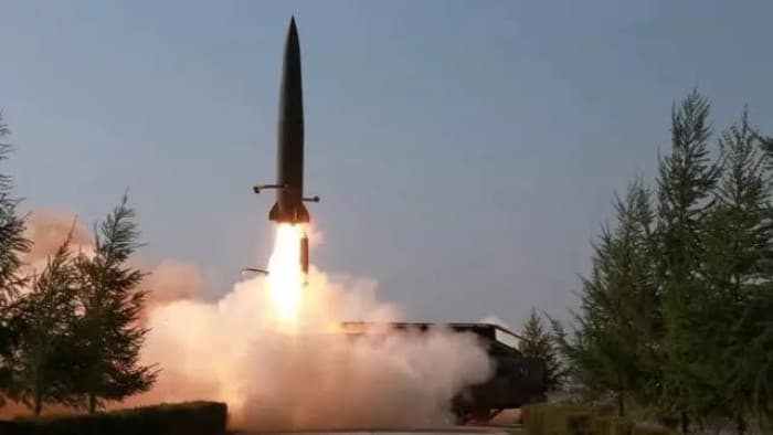 North Korea tests tactical missile