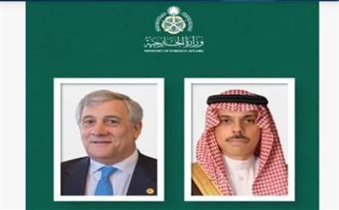 Faisal bin Farhan discusses regional issues with Italy