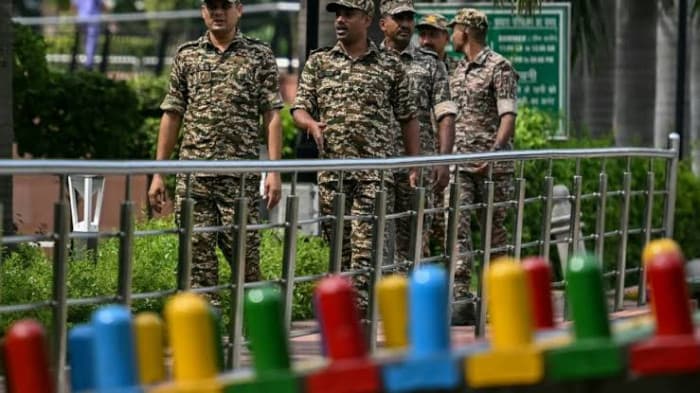 انتشار أمني في نيودلهي قبل احتجاجات ضد اللجنة الانتخابية