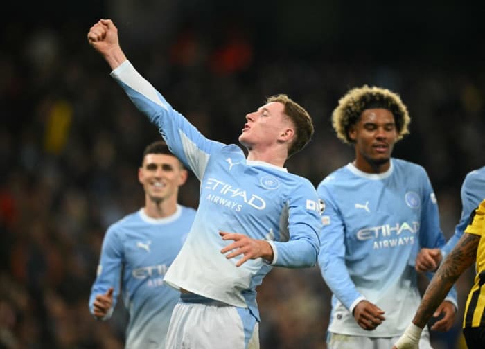 Man City beats AEK Athens 5-0