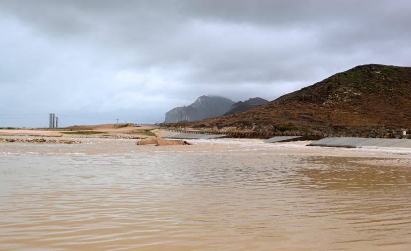 Storms strike Hajar Mountains