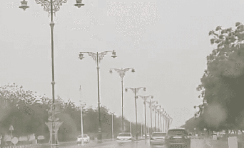 Rain forecast for Hajar Mountains and surrounding areas